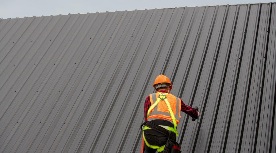 Professional metal roof installation services in Polk, OH